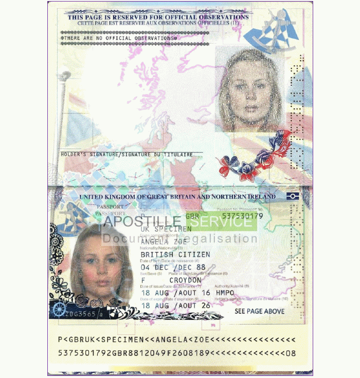 travel to uk passport id card